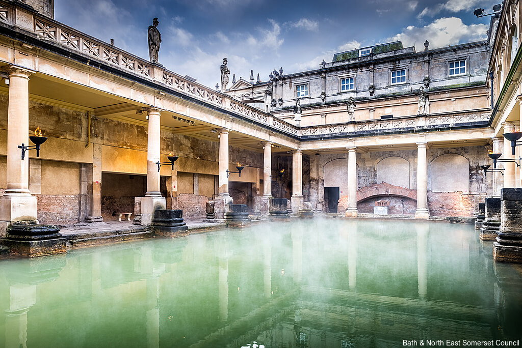 Roman Baths England Vacation